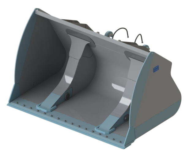 Ковш высокой разгрузки на погрузчик 16-23 т
