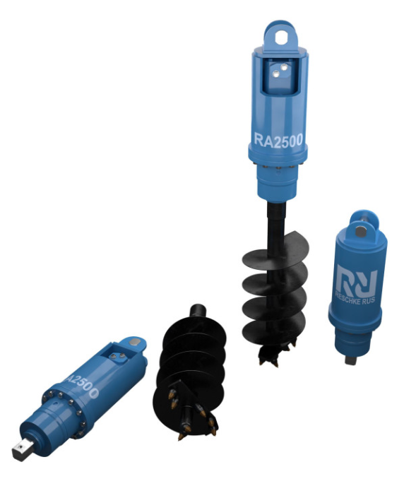Гидробур Reschke RA 2500 на экскаватор 17-25 т