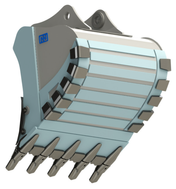 Скальный сверхусиленный ковш на экскаватор 28,5-35 т