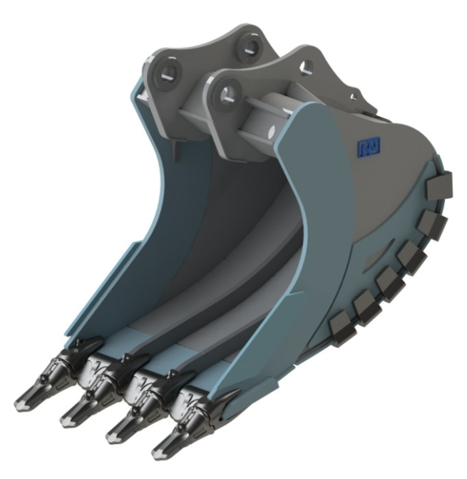 Ковш для погрузки каменных блоков на экскаватор 28,5-35 т