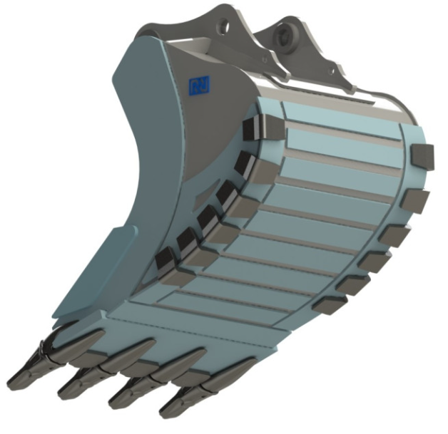 Ковш для погрузки каменных блоков на экскаватор 35,5-44 т