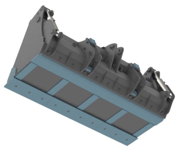 Челюстной ковш на погрузчик 6,5-10 т