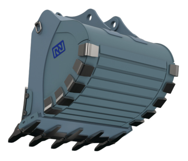 Скальный усиленный ковш на экскаватор 70-80 т