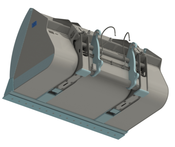 Ковш высокой разгрузки на погрузчик 27-35 т