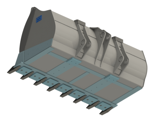Усиленный ковш на погрузчик 10-13 т