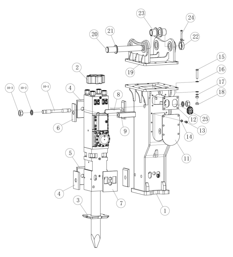 RR1600F - корпус (01600CRD Комплект демпферов)