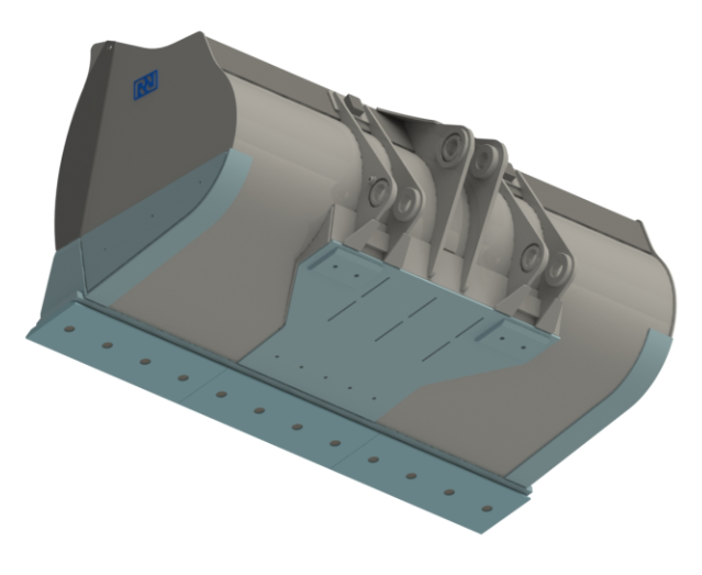 Усиленный ковш на погрузчик 16-23 т