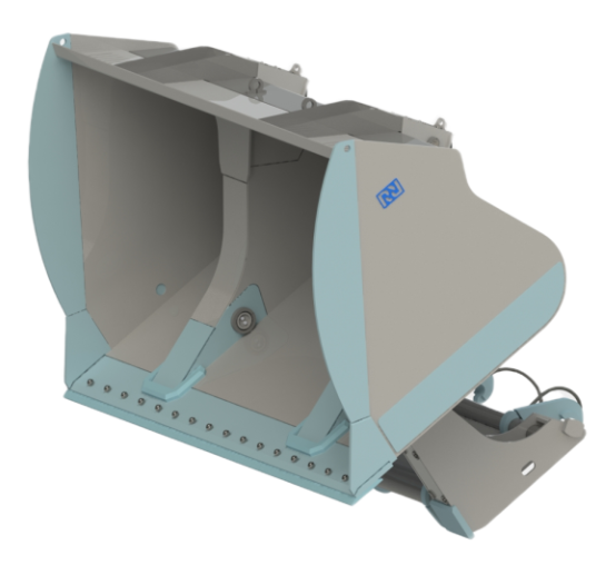 Ковш высокой разгрузки на погрузчик 16-23 т