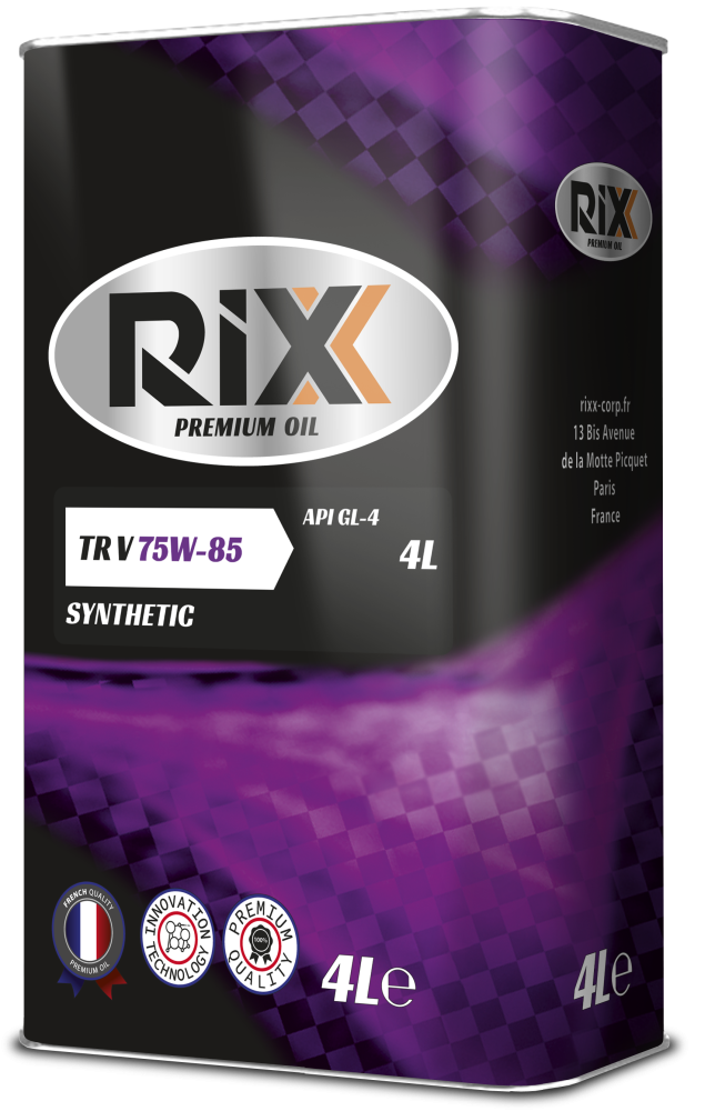Трансмиссионное масло RIXX TR V SAE 75W-85 API GL-4 4 л