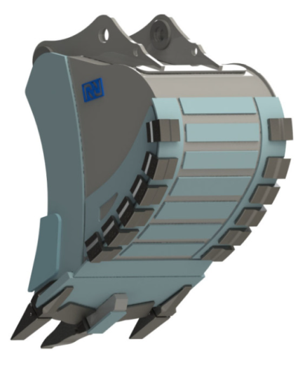 Ковш-рыхлитель усиленный на экскаватор 24-28 т