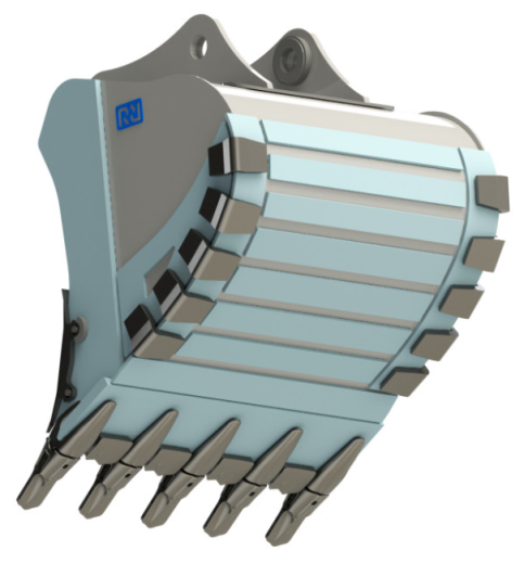 Скальный сверхусиленный ковш на экскаватор 28,5-35 т