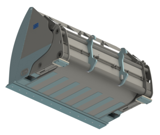 Ковш высокой разгрузки на погрузчик 13-16 т