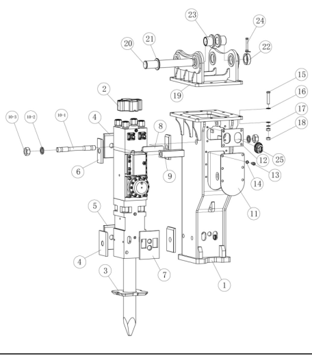 RR1500F - корпус (01500C Комплект демпферов)