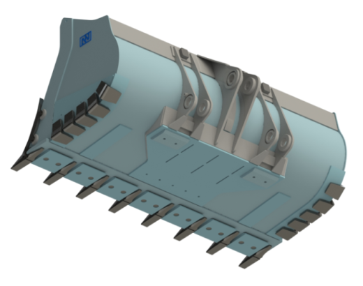 Скальный ковш на погрузчик 16-23 т
