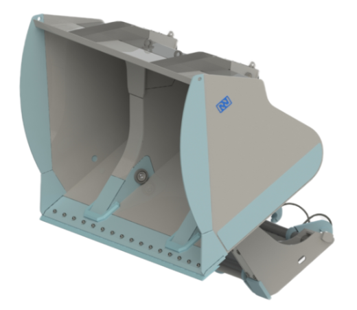 Ковш высокой разгрузки угля на погрузчик 27-35 т