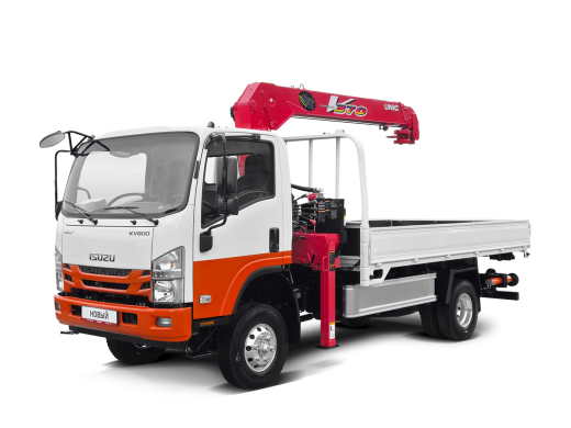ISUZU ELF бортовой с КМУ UNIC