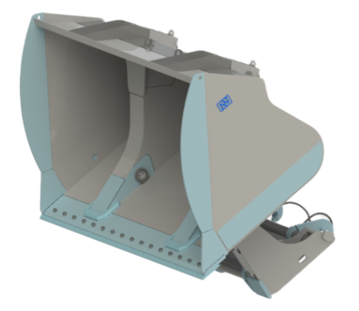 Ковш высокой разгрузки угля на погрузчик 23-27 т