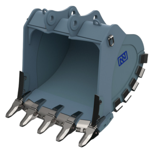 Скальный усиленный ковш на экскаватор 70-80 т