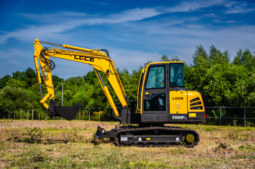 Экскаватор гусеничный LGCE E660FL (Квик-каплер гидр, Резиновая гус, Двухпоточная гидролиния (X3))