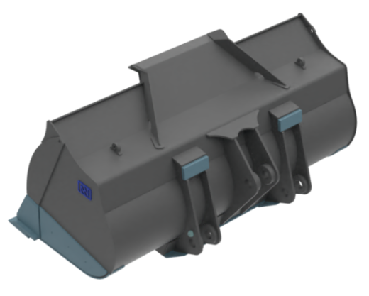 Усиленный ковш на погрузчик 13-16 т