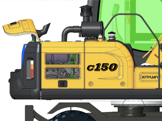 Колесный экскаватор XINYUAN C150W