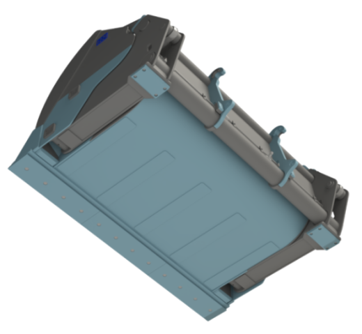 Ковш высокой разгрузки угля на погрузчик 16-23 т