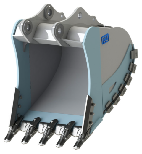 Скальный усиленный ковш на экскаватор 24-28 т