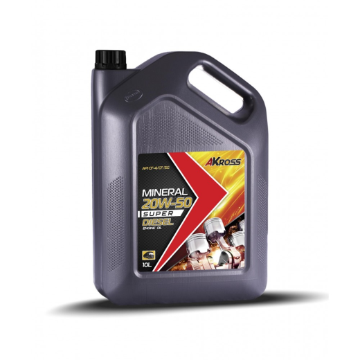 Моторное масло AKross 20W-50 Super Diesel СF-4 10 л (дизель)