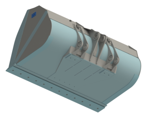 Ковш для легких материалов на погрузчик 16-23 т