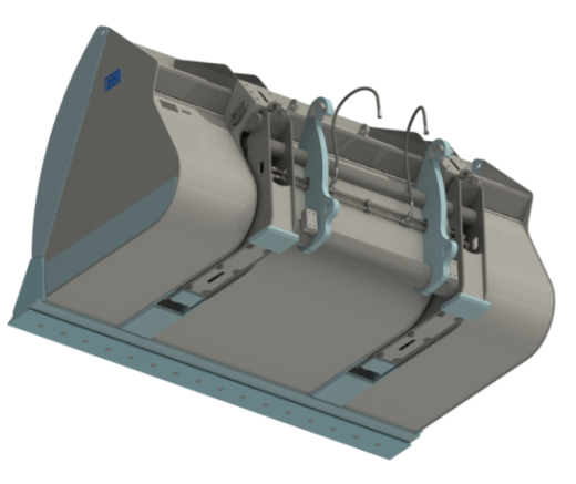 Ковш высокой разгрузки на погрузчик 27-35 т