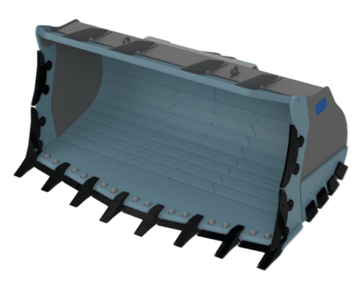 Ковш скальный сверхусиленный на погрузчик 23-27 т