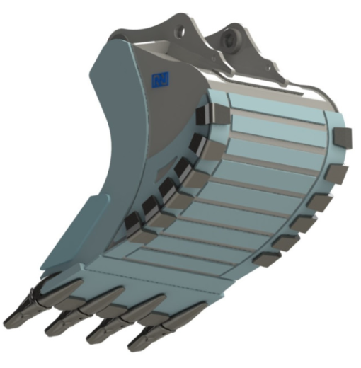 Ковш для погрузки каменных блоков на экскаватор 28,5-35 т