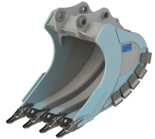 Ковш для каменных блоков экскаватора