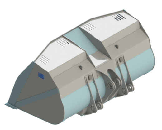Ковш для легких материалов на погрузчик 16-23 т