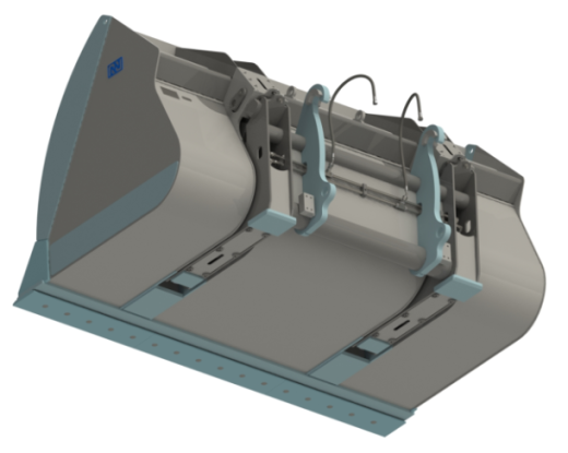 Ковш высокой разгрузки на погрузчик 23-27 т