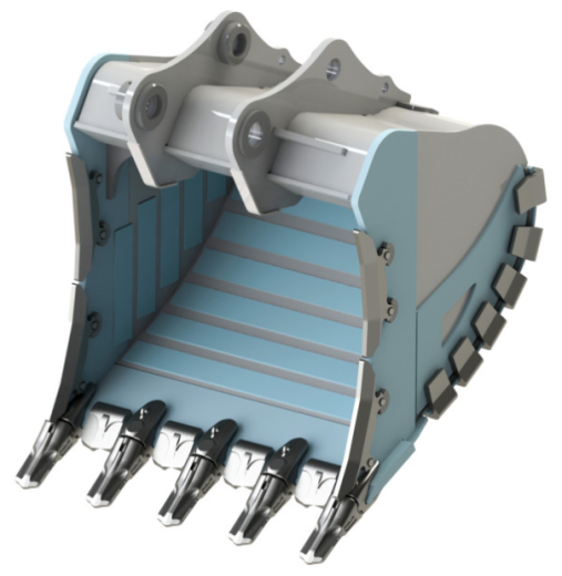 Скальный сверхусиленный ковш на экскаватор 35,5-44 т