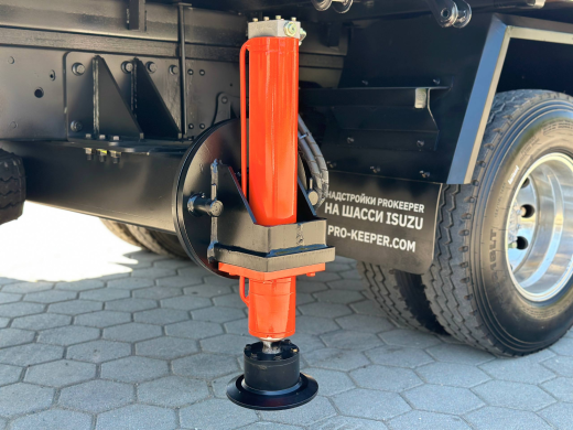 ISUZU ELF бортовой с КМУ HYVA