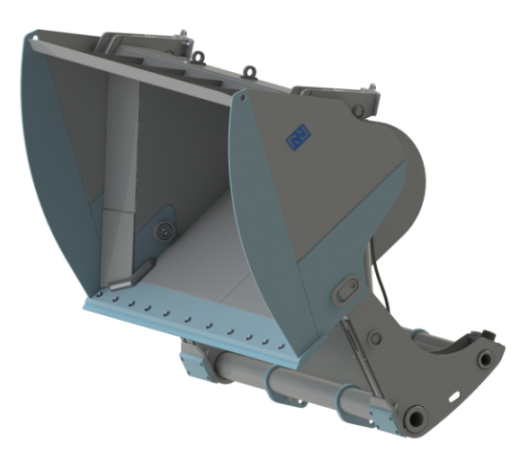 Ковш высокой разгрузки на погрузчик 10-13 т