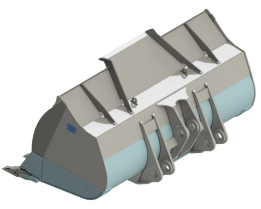 Усиленный ковш на погрузчик 27-35 т
