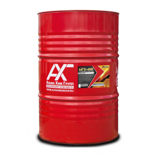 Масло гидравлическое AKross МГЕ-46В -бочка 208 л