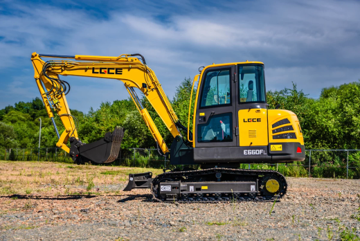 Экскаватор гусеничный LGCE E660FL (Квик-каплер гидр, Металлическая гус, Двухпоточная гидролиния (X3))