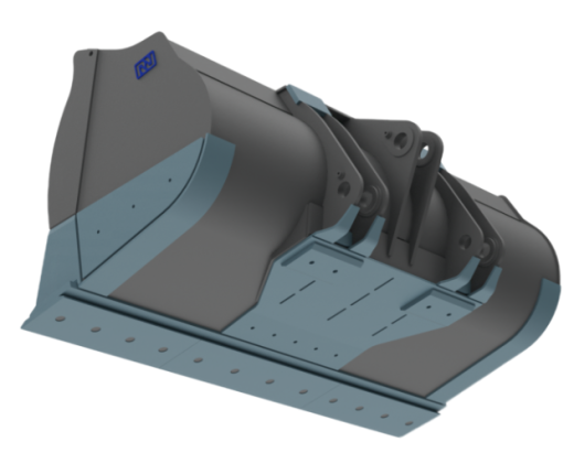 Усиленный ковш на погрузчик 23-27 т