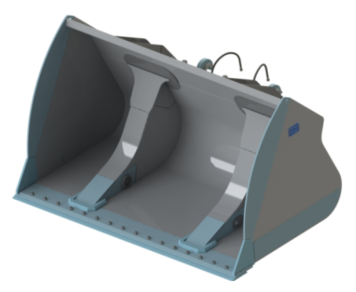 Ковш высокой разгрузки на погрузчик 16-23 т