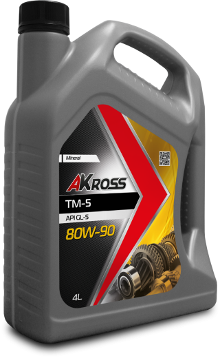Трансмиссионное масло AKross TM-5 80W-90 GL-5 -4